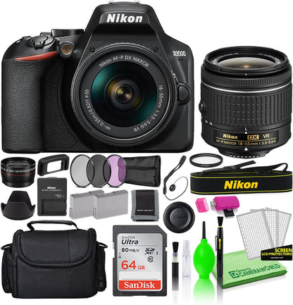 Nikon 1590-GR D3500 18-55mm Lens Deluxe Bundle