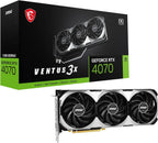 MSI GeForce RTX 4070 VENTUS 3X 12G OC Graphics Card