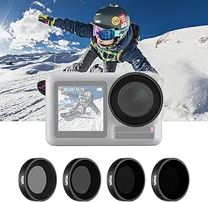 Neewer 10095731 Filter Set for DJI Osmo Action ND8/PL ND16/PL ND32/PL ND64/PL