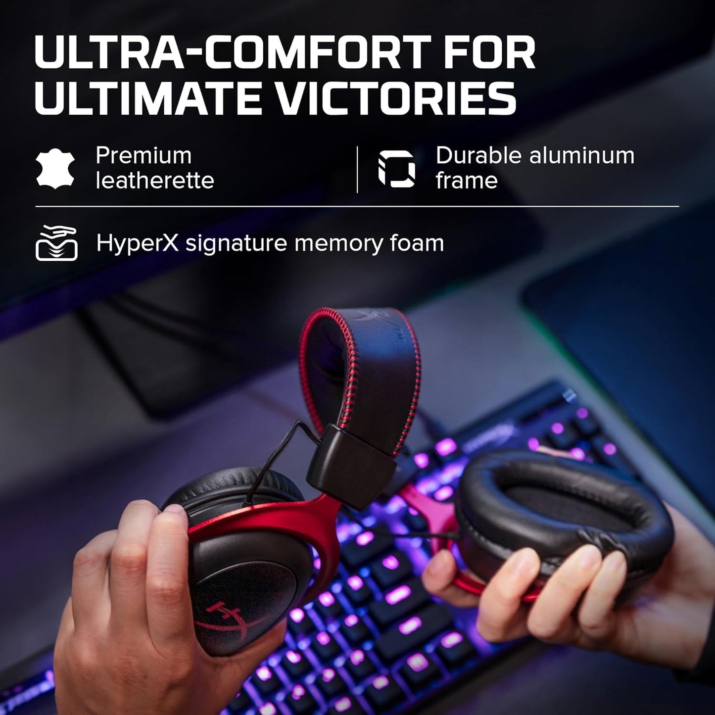 HyperX CL003 Cloud II Red Gaming Headset 7.1 Surround