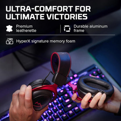 HyperX CL003 Cloud II Red Gaming Headset 7.1 Surround
