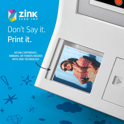 HP AMZHPZ3XK500 Sprocket Zink Photo Paper 3.5x4.25" 500-Pack