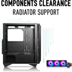 MSI MPG GUNGNIR 111R Mid Tower Gaming PC Case