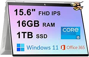 HP Envy X360 15" FHD Touchscreen 2-in-1 Laptop