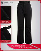 Spyder Women's Snow Pants - Comfort Stretch Insulated
