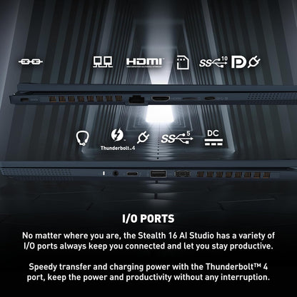 MSI STEALTH16A1036 RTX 4070 Gaming Laptop 1TB SSD