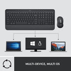Logitech 920-010909 Signature MK650 Wireless Keyboard and Mouse Combo