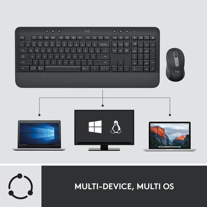 Logitech 920-010909 Signature MK650 Wireless Keyboard and Mouse Combo