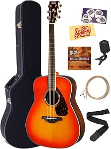 Yamaha FG830 Autumn Burst Acoustic Guitar Bundle