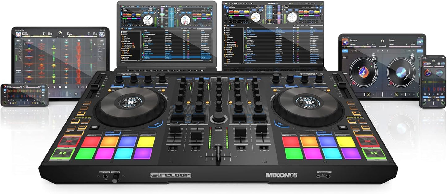 Reloop Mixon Pro 8 Professional 4-Channel DJ Controller