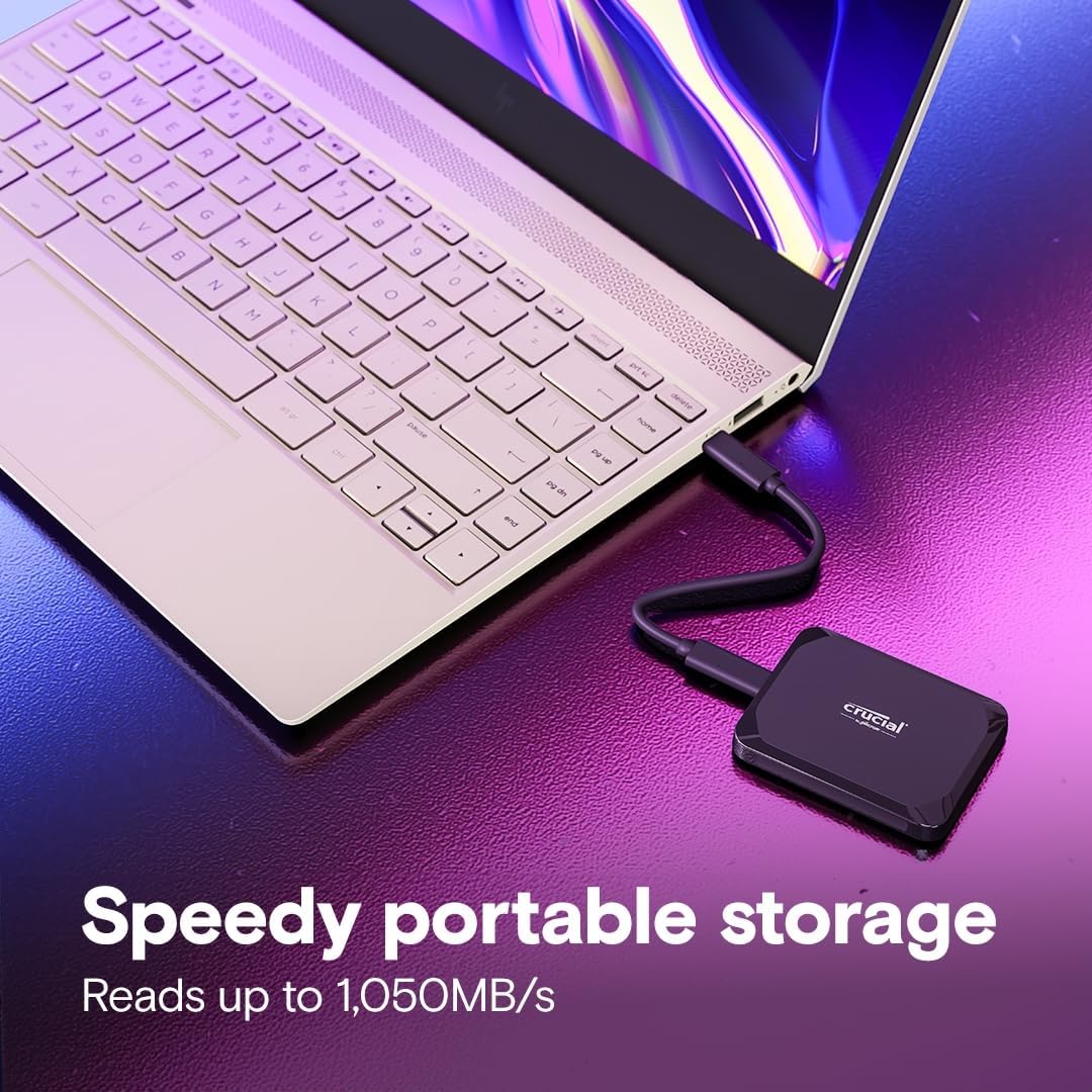 Crucial CT2000X9SSD902 2TB X9 Portable SSD 1050MB/s