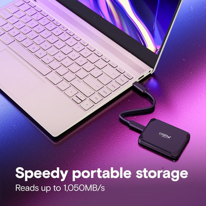 Crucial CT2000X9SSD902 2TB X9 Portable SSD 1050MB/s