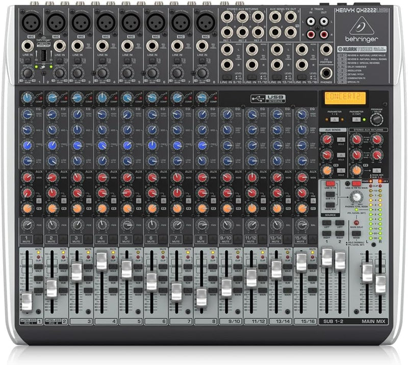Behringer QX2222USB Xenyx 22-Input Mixer — main product image