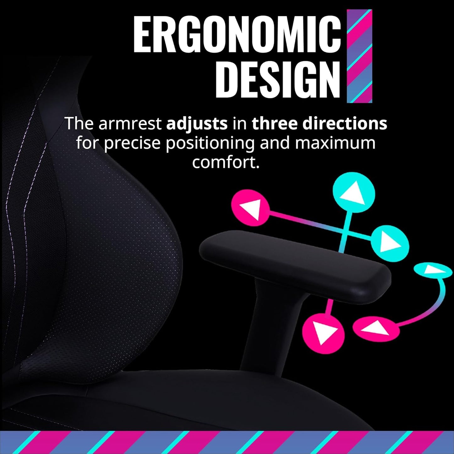 Cooler Master CMI-GCHYB1-BK Hybrid 1 Ergonomic Gaming Chair