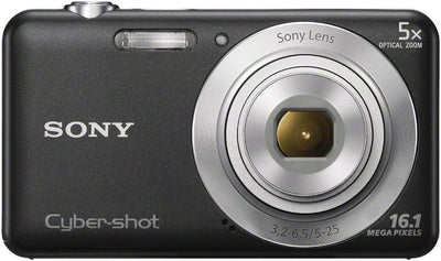 Sony DSC-W710/B 16MP Digital Camera - 5x Zoom, 2.7" LCD (Old Model)
