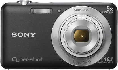 Sony DSC-W710/B 16MP Digital Camera - 5x Zoom, 2.7" LCD (Old Model)