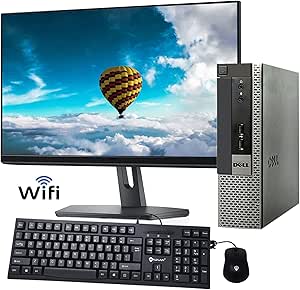 Dell 9020 Optiplex USFF Desktop PC 24" Monitor Renewed