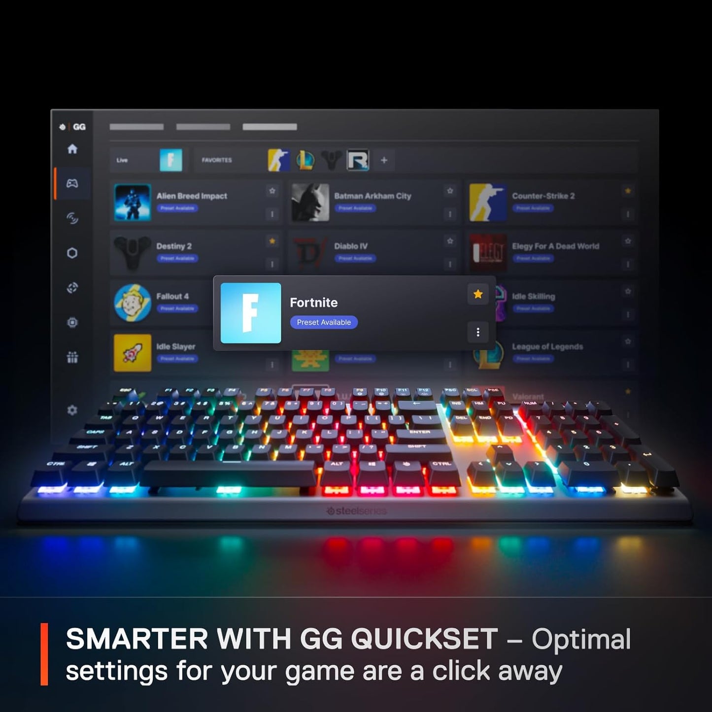 SteelSeries 64660 Apex Pro Gen 3 OmniPoint HyperMagnetic Gaming Keyboard