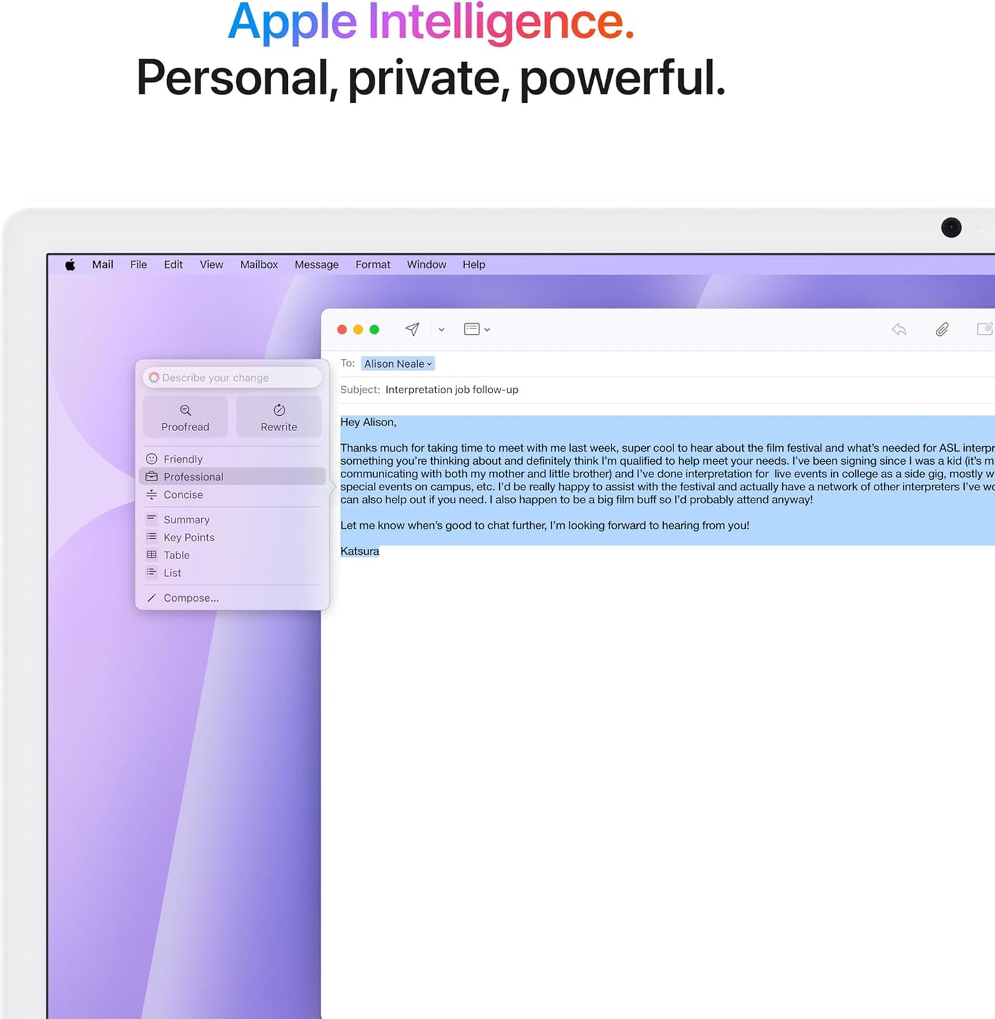 Apple MWV63LL/A 2024 iMac 24-inch M4 Chip 256GB Purple