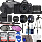 Canon R50 EOS Mirrorless Camera 18-45mm Lens Kit (Renewed)