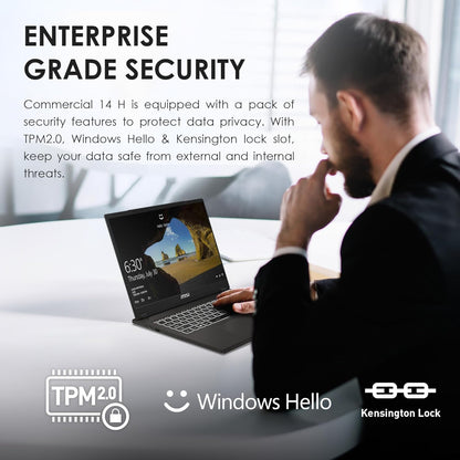 MSI COM1413002 Commercial 14" i5 Laptop Win11 Pro