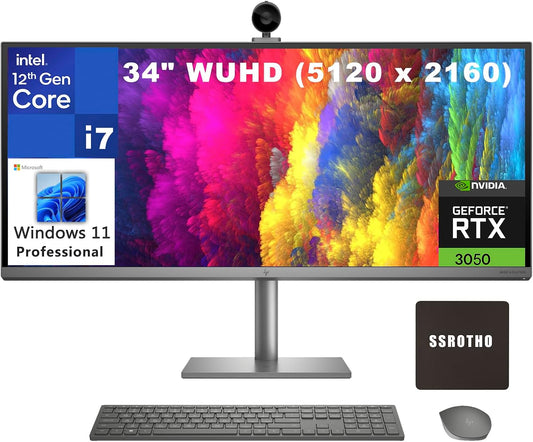 HP Envy AIO 34" Desktop RTX 3050 i7