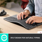 Logitech 920-009166 ERGO K860 Wireless Ergonomic Keyboard