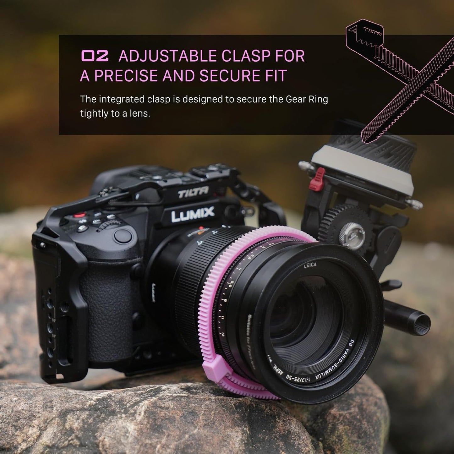 Tilta Universal Focus Gear Ring Adjustable Lens Follow Focus