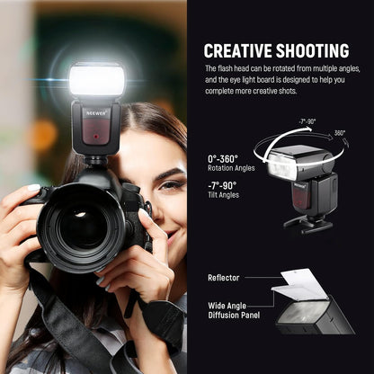 Neewer 10101414 NW665-C E-TTL II Speedlite Flash Canon