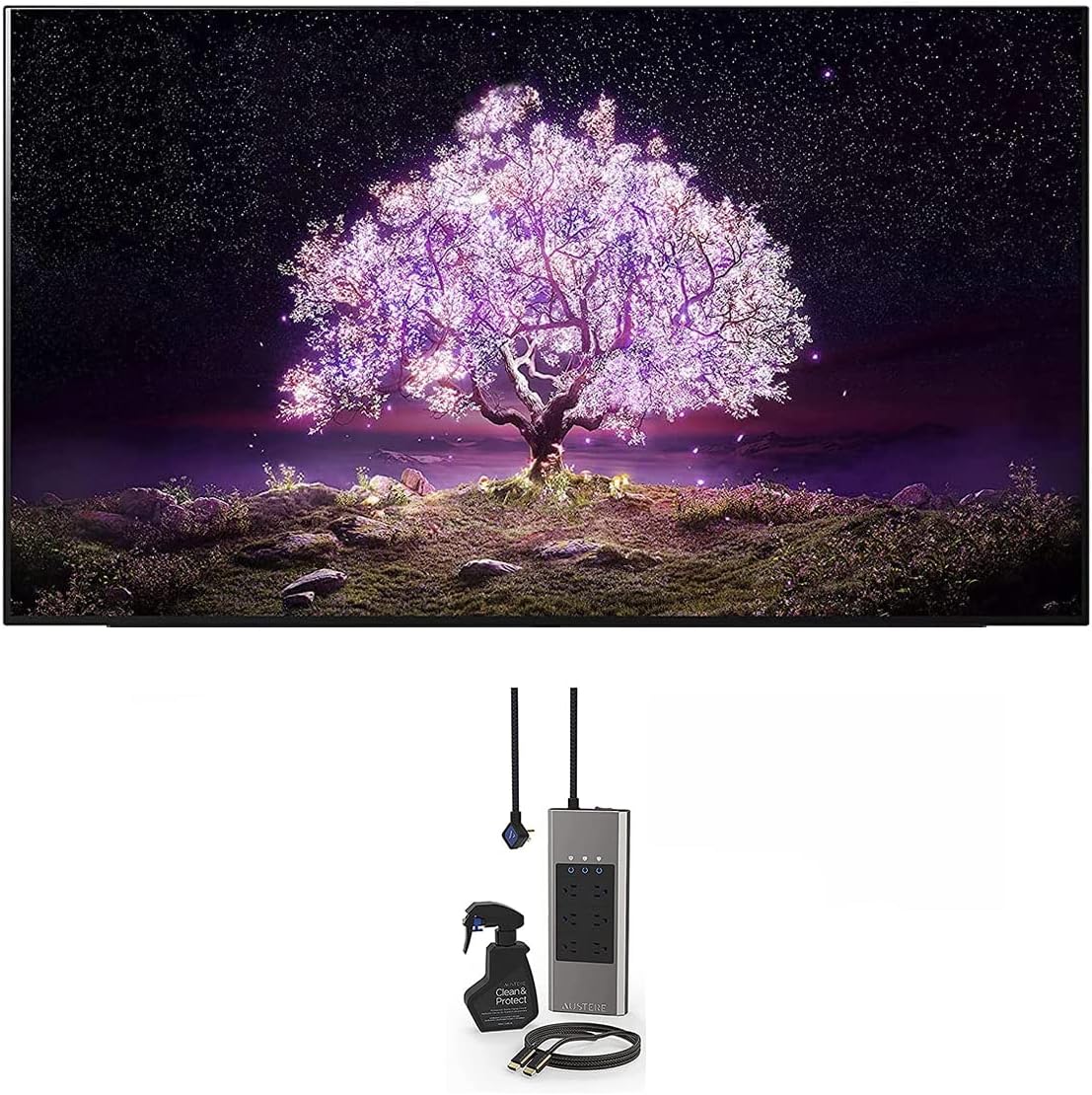 LG OLED77C1PUB 77" 4K OLED TV Austere Bundle (Used)