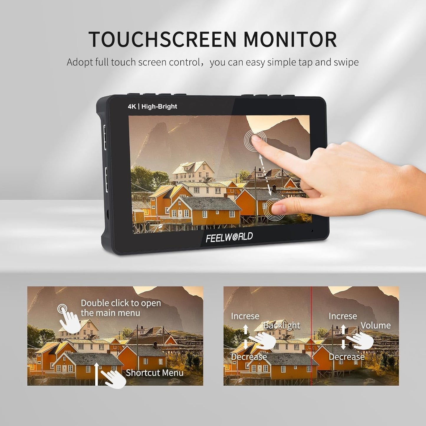 FEELWORLD F5 PROX-ANP97 5.5 Inch 1600Nit 4K Camera Monitor