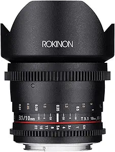 Rokinon DS10M-C 10mm T3.1 Cine Lens Canon EF-S
