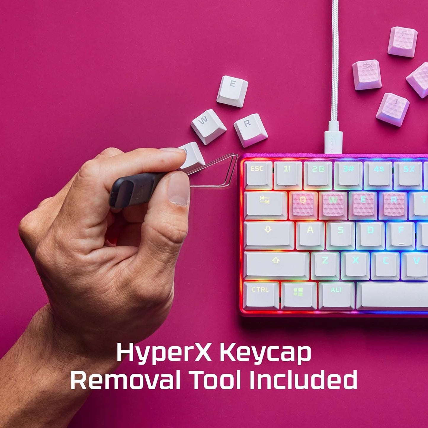 HyperX 519U1AA#ABA Rubber Keycaps Gaming Accessory Kit Blue