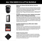 Sigma SIG578965-KIT2 Sony E-Mount Lens Bundle 1TB