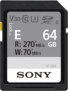 Sony SFE64/T1 64GB UHS-II SDXC Memory Card — main product image