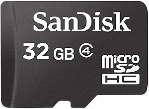 SanDisk SDQM-032G 32GB MicroSDHC Class 4 Card — main product image