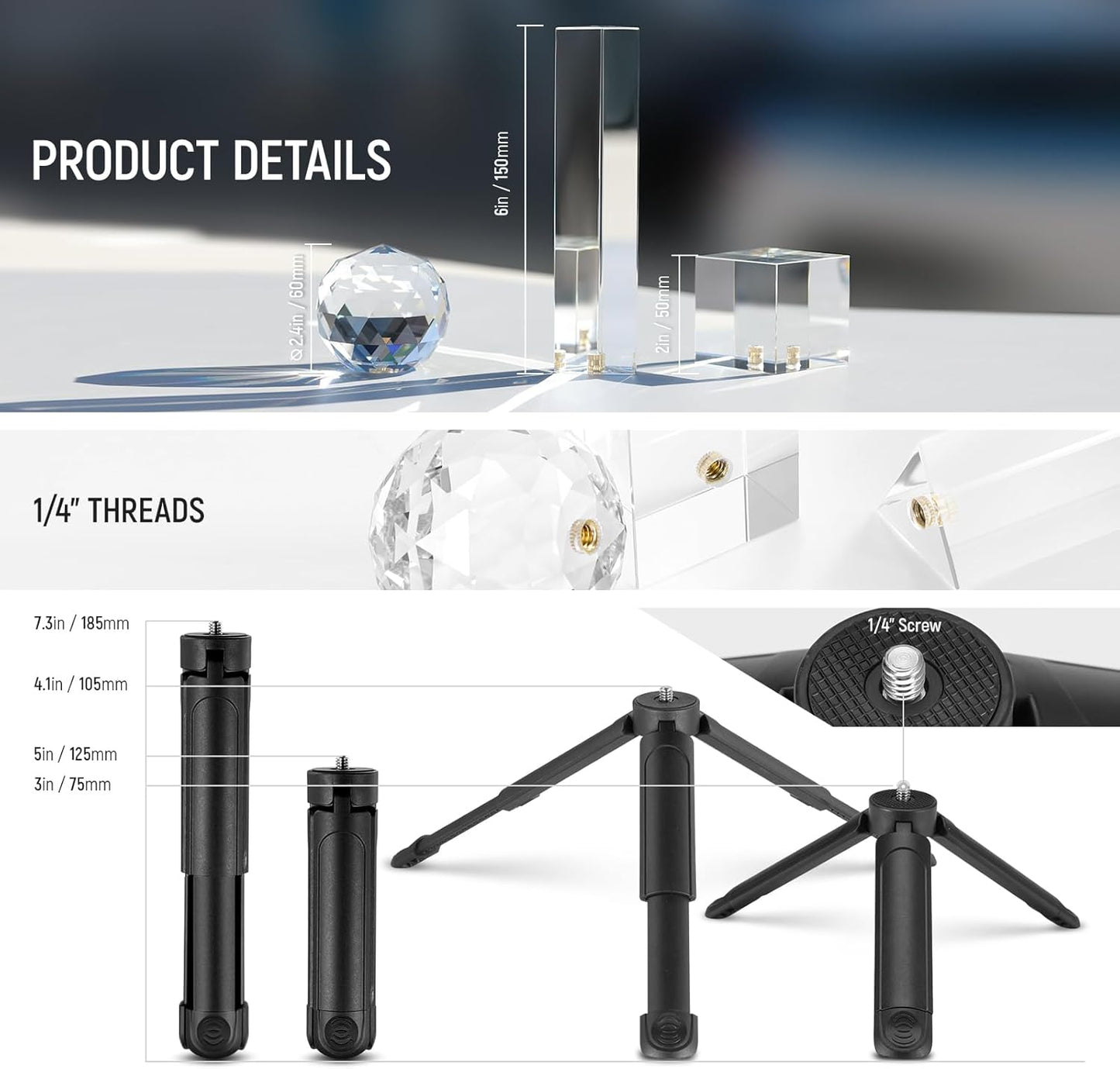 Neewer CY002 Photography Prism Set with Tripod