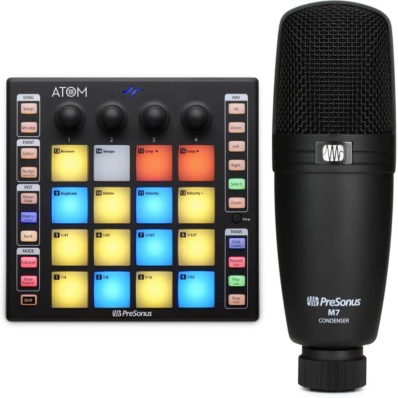 PreSonus M7 Microphone and ATOM Performance Controller Bundle — main product image