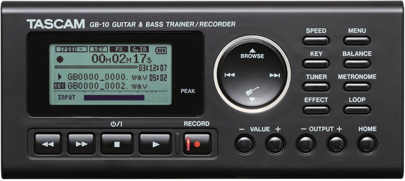 Tascam GB-10 Guitar/Bass Trainer with Recorder — main product image