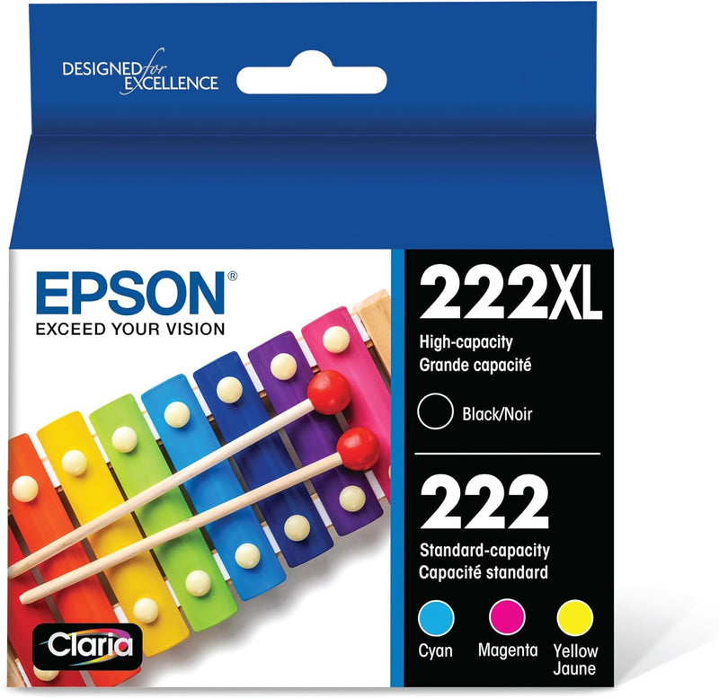 Epson T222XL-BCS Claria High Capacity Ink Combo Pack — main product image