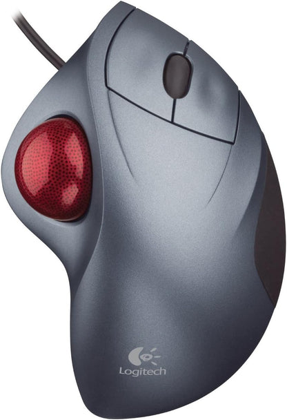 Logitech 904353-0403 Trackman Wheel Optical Trackball - Silver