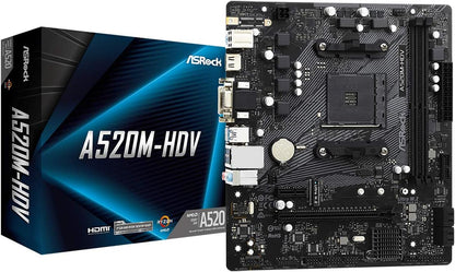 ASRock A520M-HDV AMD Ryzen AM4 Motherboard