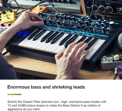 Novation AMS-BASS-STATION-II Bass Station II Analog Monosynth