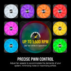 Corsair CO-9050098-WW QL120 RGB 120mm Fan 3-Pack