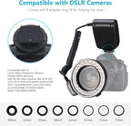 Neewer 10020025 Macro LED Ring Flash DSLR Bundle