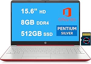 HP Notebook 15 Pentium Silver Premium Laptop 512GB