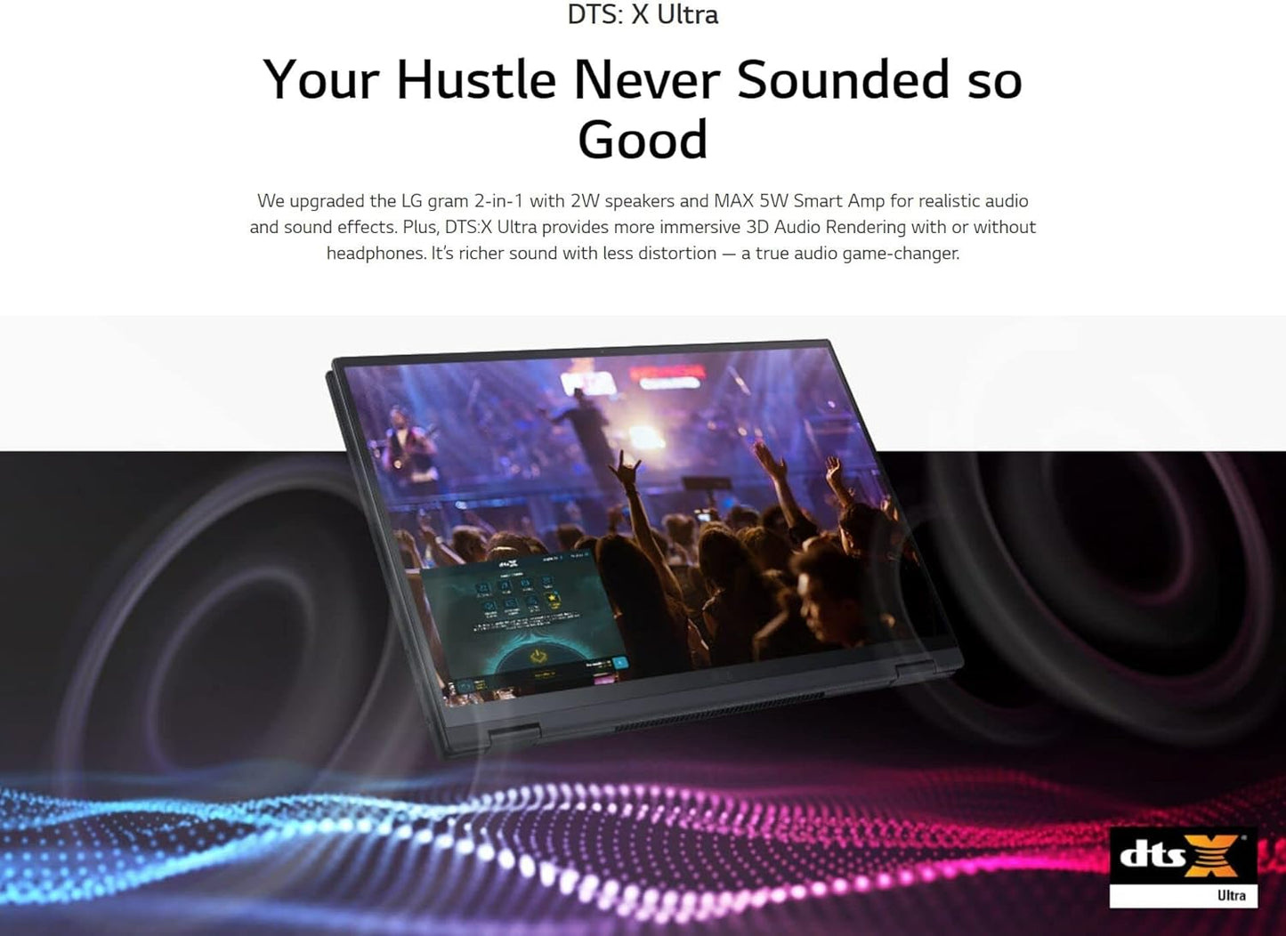 LG gram Ultra-Lightweight 16" 2-in-1 Touchscreen Laptop