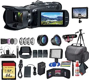 Canon HF-G50 Vixia 4K Camcorder Renewed Bundle — main product image