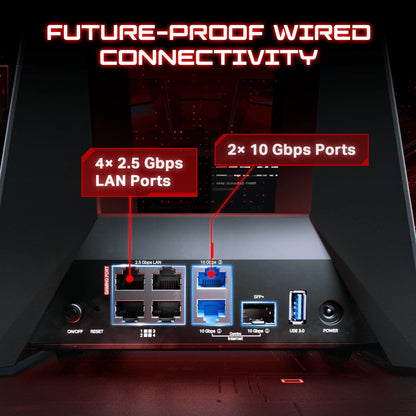 TP-Link Archer GE800 BE19000 WiFi 7 Gaming Router