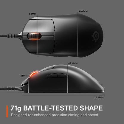 SteelSeries 62533 Esports FPS Gaming Mouse Prime Edition